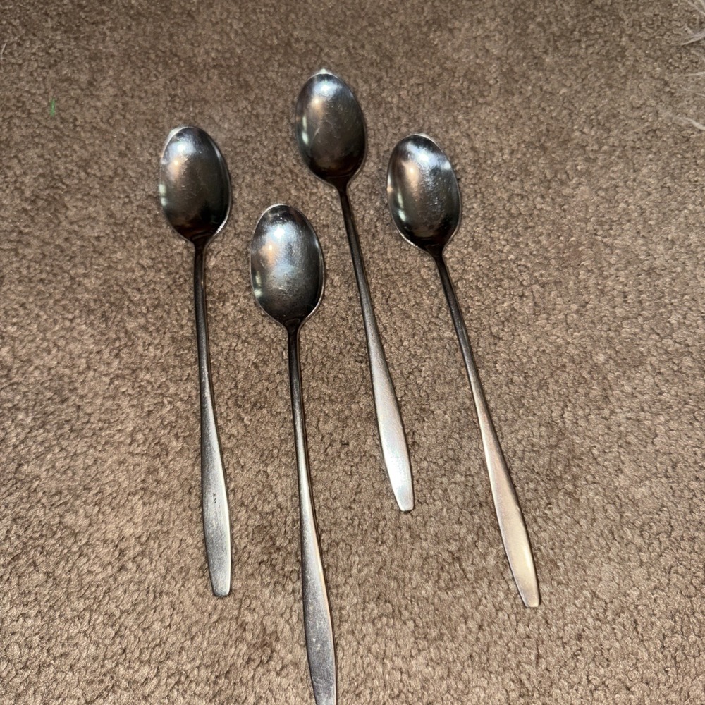 Vintage International Stainless Deluxe Ice Tea Spoons 4